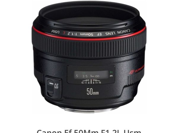 Canon EF 1.2 50 mm lens - Main image