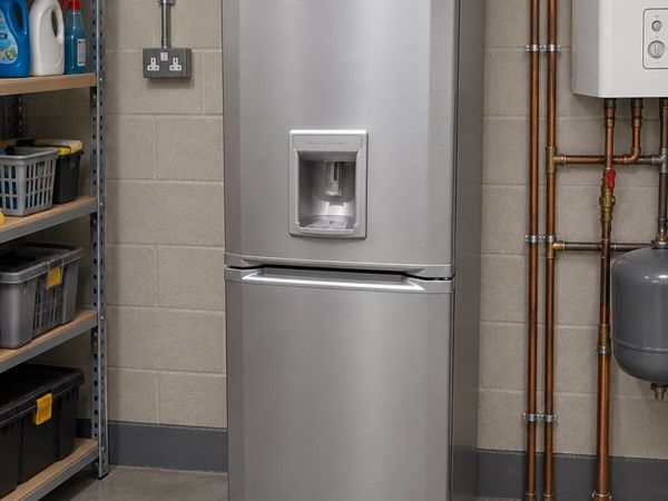 Beko fridge freezer with water dispenser - Main image
