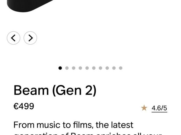 Sonos Beam Gen 2 (new and sealed) - Main image