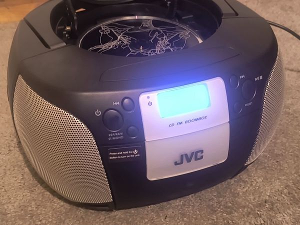 Compact CD FM boombox JVC RD-D220B. - Main image