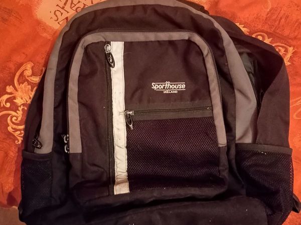 Sporthouse Ireland Backpack – Black/Grey - Main image