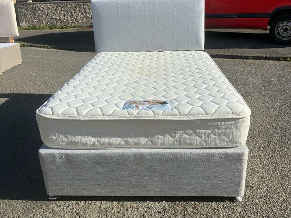 Lovely Grey 4ft Small Double Bed - Main image