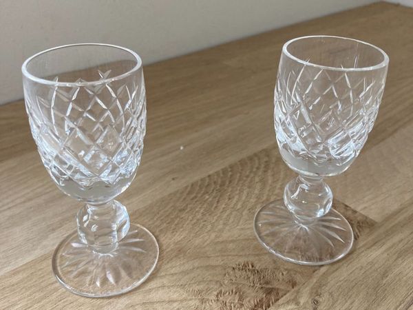 Waterford Crystal Glasses x 2 - Donegal Pattern - Main image