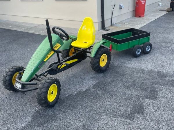 John Deere Go Kart + Trailer - Main image