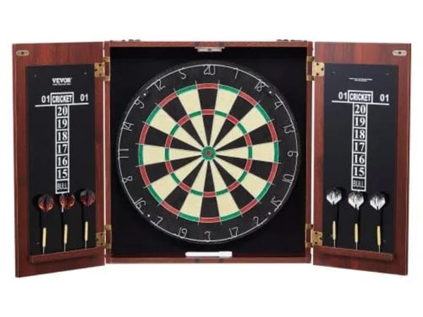 Dartboard and Cabinet Set, Ready-to-Play Bundle Of - Main image