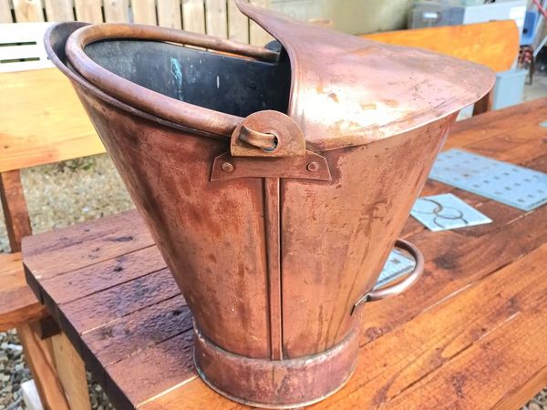Vintage Handmade Copper Bucket - Main image