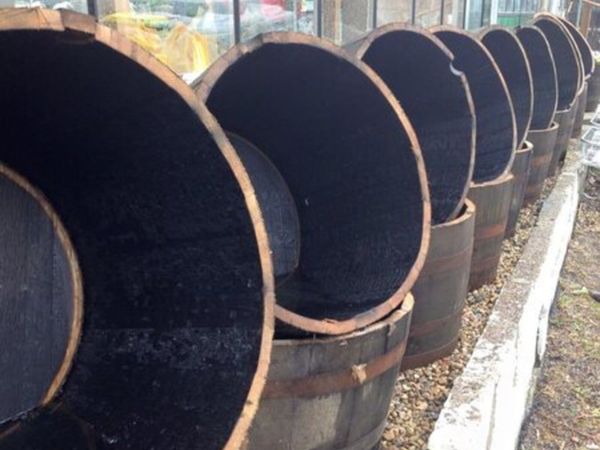 Solid Oak Half Whiskey Barrels – €35 Each

Genuine - Main image