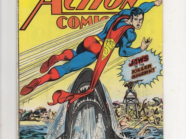 ACTION COMICS #456 Jaws of the Killer Shark 1976 - Main image