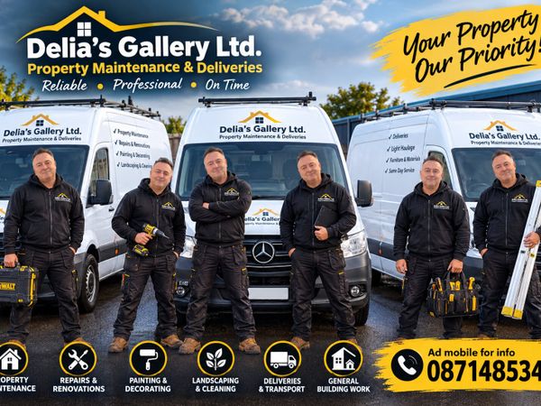 DELIVERY AVAILABLE 6 MAN 4 VANS - Main image
