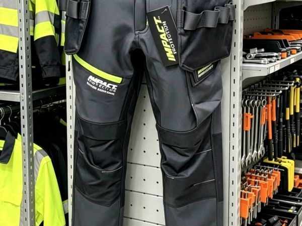 Impact softshell work trousers all sizes - Main image