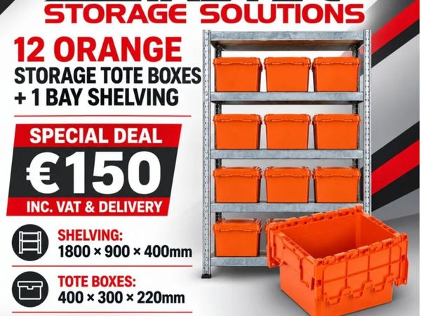 SPECIAL DEAL on flatpack shelving & storage boxes - Main image