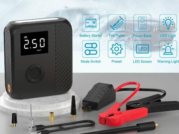 Motorcycle jump starter/air pump - Main image