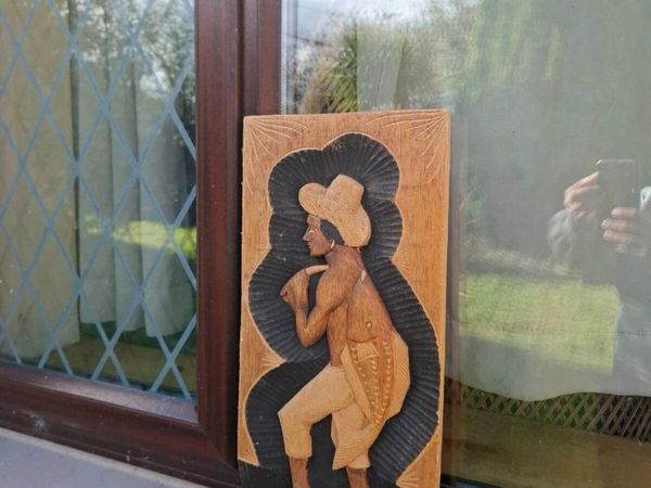 Tall engraved wood frame postage possible - Main image