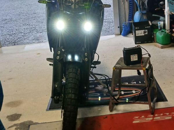 Auxiliary lights bracket yamaha tenere - Main image