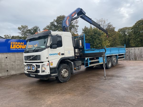 2007 VOLVO FM340 6x2 Flatbed Crane Lorry3 of 12200 - Main image