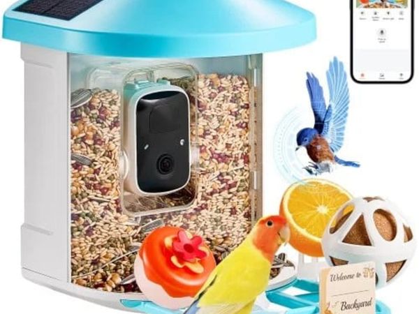 Smart Bird Feeder with Camera, 2K HD AI Identify 1 - Main image