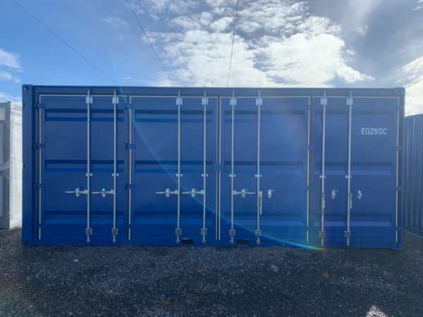 NEW 20FT STORAGE CONTAINER C/W 4 X SIDE DOORS - Main image