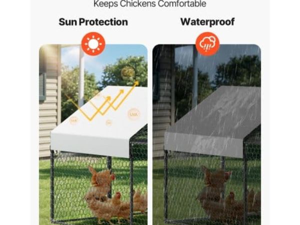 Metal Chicken Coop for 6-8 Chickens 1 x 3 x 0.99 m for sale in Kildare ...