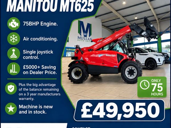 2026 Manitou MT625 Air con / 75BHP - MULLANS - Main image
