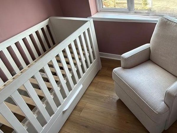 Mamas & Papas Franklin Cotbed & Changing Dresser - Main image