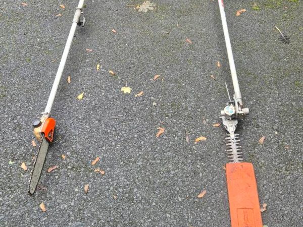 Pole Mounted Chainsaw & Hedge Trimmers - Main image