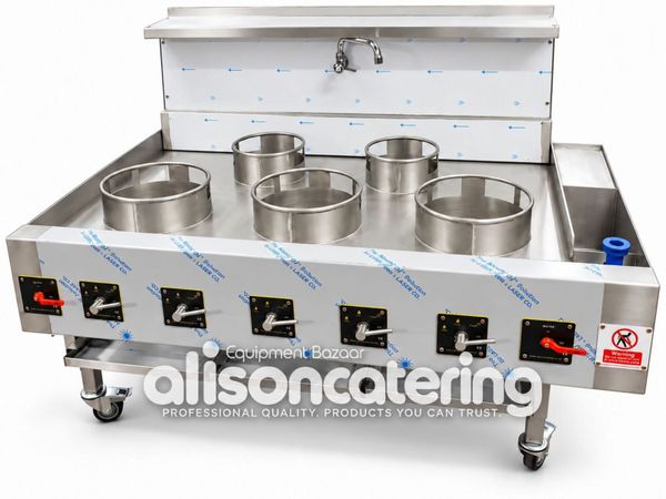 Commercial Chinese Wok Cookers – From 1 Burner - Main image