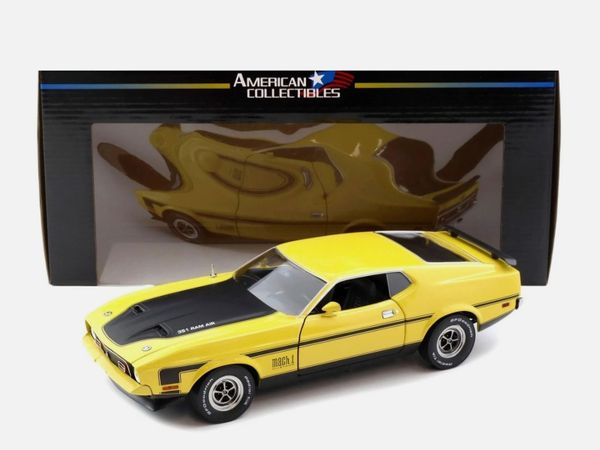 Ford Mustang Mach 1 Ram Air 351 - 1971 - 1/18  NEW - Main image