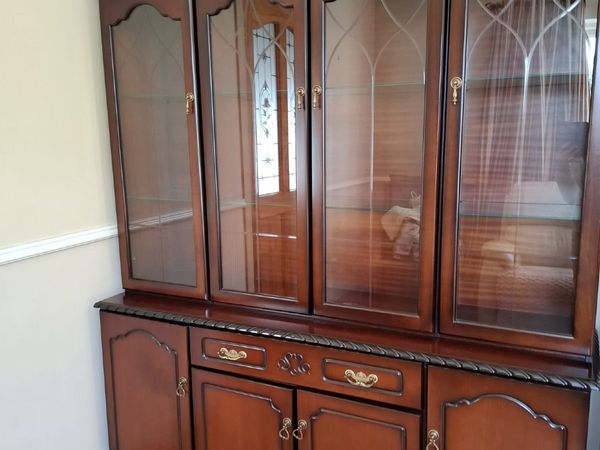 Vintage Mahogany display cabinet - Main image