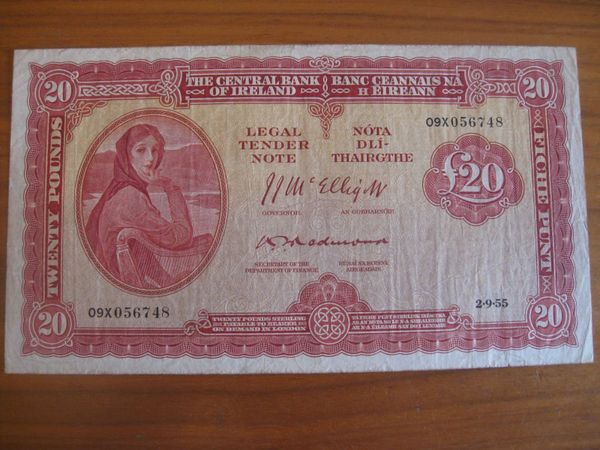 20 Pound Lavery Note - 350 Euros Redmond Signature - Main image