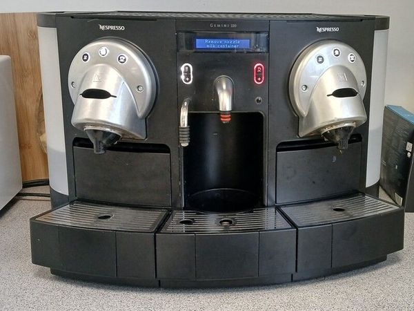 Nespresso Gemini 220 coffee machine and Belling mini fridge - Main image