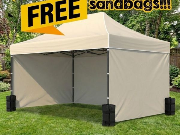 3x4.5m Heavy-Duty Pop Up Gazebo 40mm FREE delivery - Main image