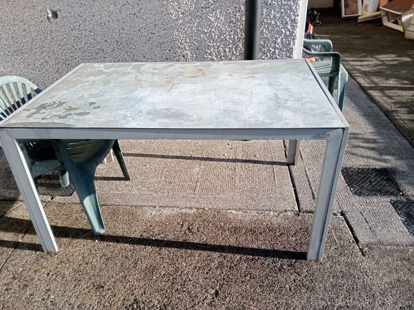 Solid Steel table - Main image