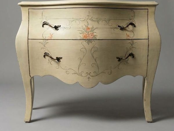 Vintage Venetian-Style Painted Chest of Drawers - Main image