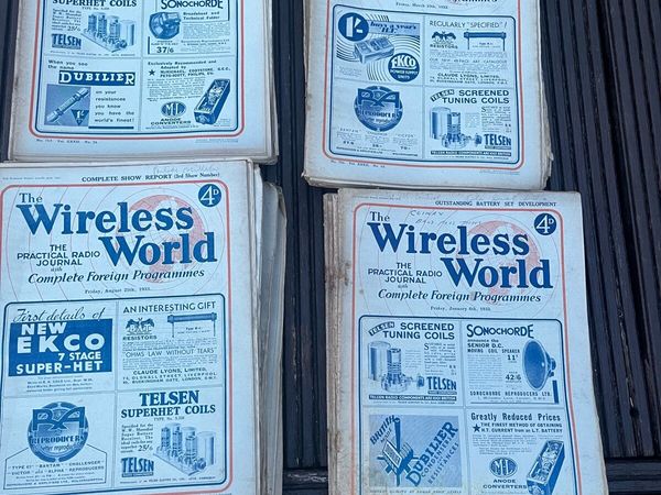 1933 Wireless World Magazines - Main image