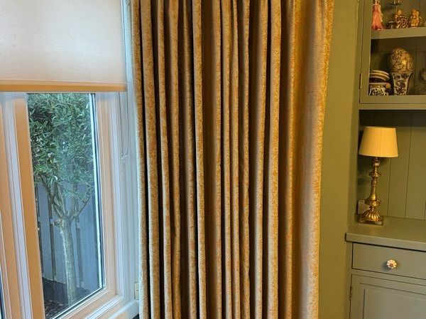 Bay Window Curtain with Brass poll - Main image