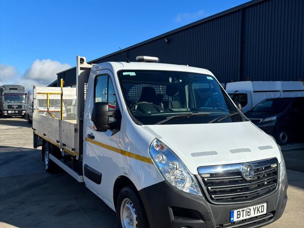 June 2018 Vauxhall Movano L3H1 BiTurbo Dropside - Main image