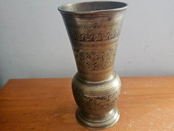 Vintage Brass Vase - Main image