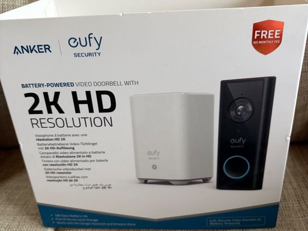 Eufy Video Doorbell 2K (Battery-Powered)  withHome - Main image
