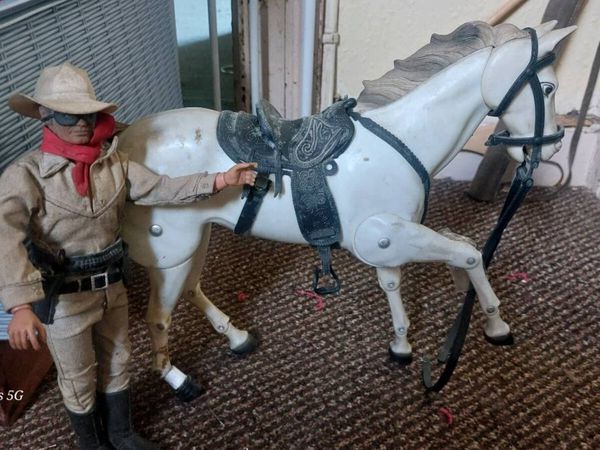 Vintage toys. Lone ranger and Tonto. - Main image