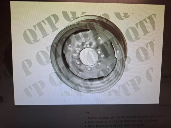 FRONT WHEEL RIMS X 2  550X16 - Main image