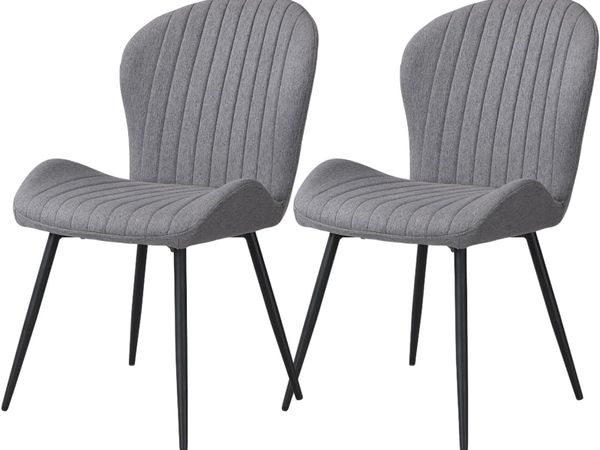 Dining Chairs Upholstered High Back (Set of 2) - Main image