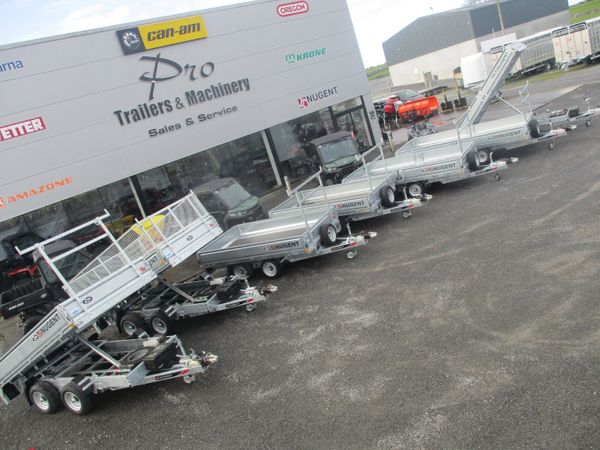 pro trailers nugent drop side trailer 10  12 14 ft - Main image