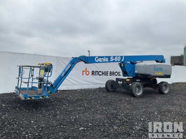 2021 Genie S-60J 4WD Diesel Telescopic Boom Lift - Main image