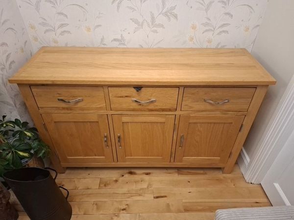 solid oak side board - Main image