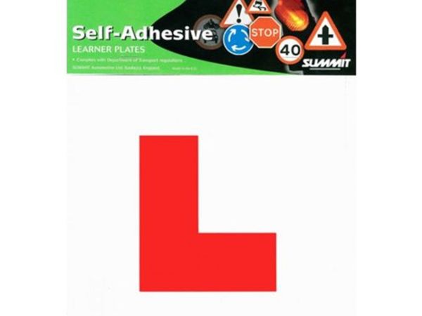 SELF-CLING `L’PLATES X 2 - Main image