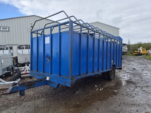 Tractor cattle trailer 16x7 - Main image