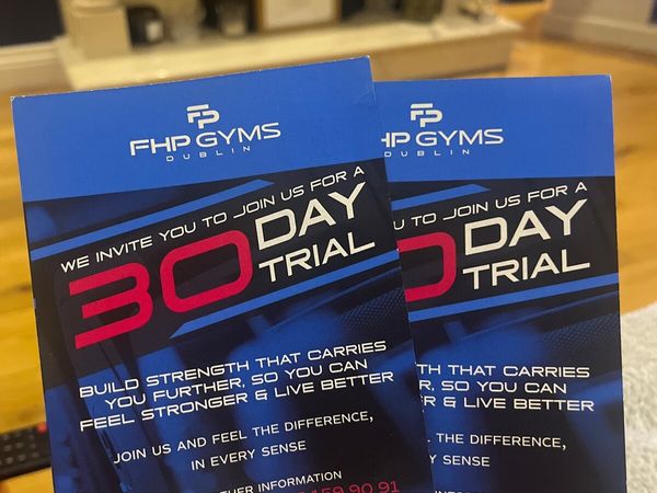 Two 30 day trial Gym Membership - Main image