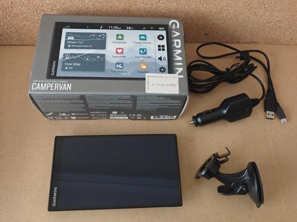 Garmin CamperVan sat nav - Eircodes - Europe 2027 - Main image