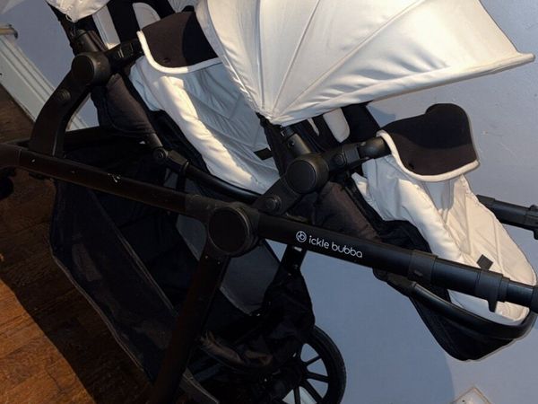 Ickle bubba twin pram - Main image