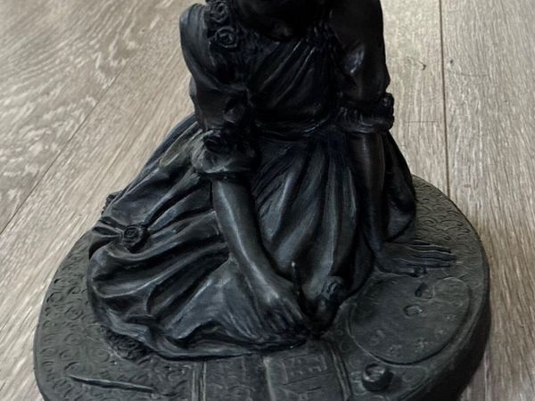 Vintage Genesis Fine Arts "Young Artist" Bronze Sc - Main image